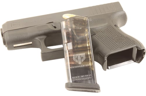 ETS Group GLK26 Pistol Mags  10rd 9mm Luger Compatible w/ Glock 26 Gen1-5 Clear Polymer