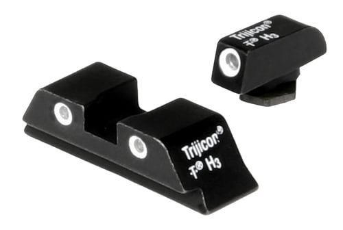 TRIJICON NIGHT SIGHT SET 3 DOT GREEN FOR GLOCK 17!