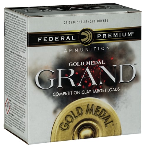 Federal GMT1168 Premium Gold Medal Grand Plastic 12 Gauge 2.75