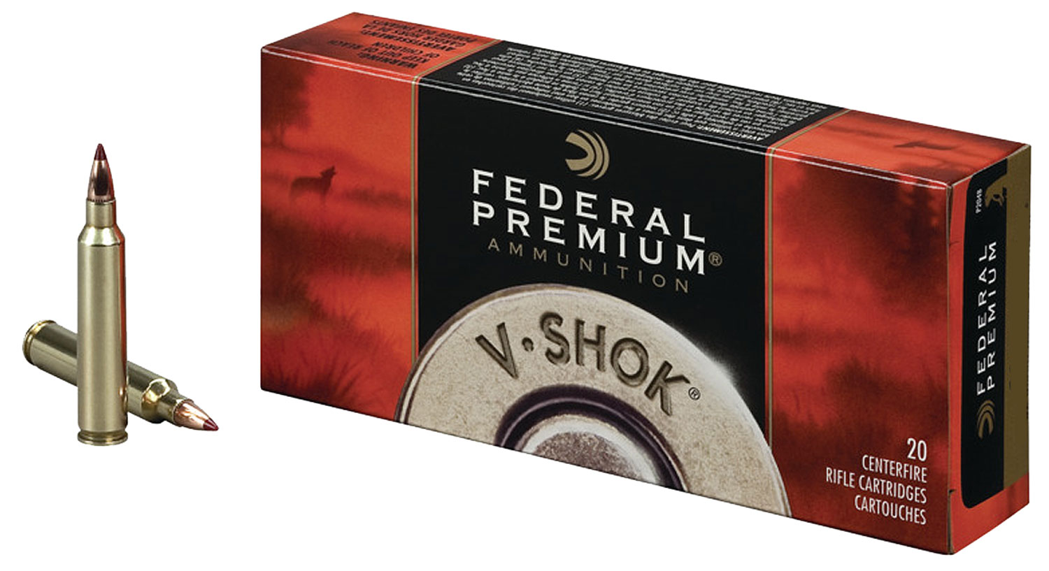 Federal P220B Premium V- Shok 220 Swift 40 gr Nosler Ballistic Tip (NBT) 20 Bx/ 10 Cs