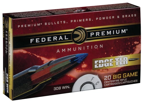 Federal P308ETLR175 Premium Edge TLR Rifle Ammo 308 WIN, 175 Grains