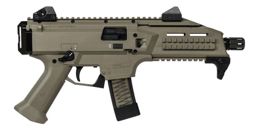 CZ-USA 1352 Scorpion EVO 3 S1 Semi-Auto Pistol, 9mm, FDE, 1/28x28