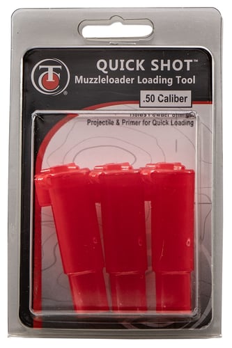 Thompson Center Quick Shot Loading Tool  <br>  Red .50 cal. 3 pk.