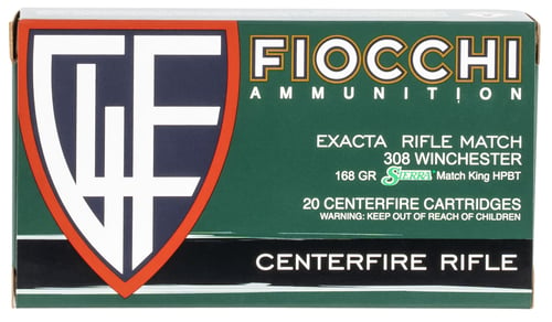 Fiocchi 308HSA Hyperformance  308 Win 150 gr Super Shock Tip 20 Per Box/ 10 Case