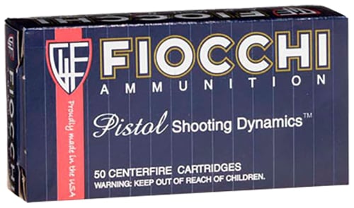 Fiocchi Pistol Shooting Dynamics Handgun Ammunition .25 ACP 50 gr FMJ 800 fps 50/box