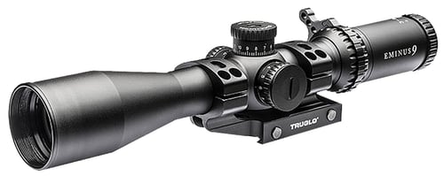 Truglo TG8541TLR Eminus 4-16x 44mm Obj 23.74-5.94 ft @ 100 yds FOV 30mm Tube Black Hardcoat Anodized Illuminated TacPlex