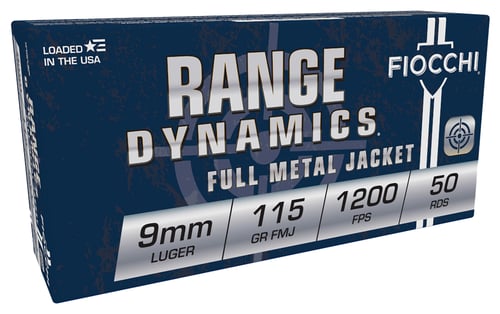 Fiocchi Range Dynamics Pistol Ammo