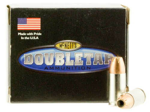 DoubleTap Ammunition 9MM165EQ Home Defense  9mm Luger +P 165 gr Jacket Hollow Point 20 Per Box/ 50 Case