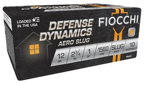 Fiocchi 12SLUG Defense Dynamics Aero 12 Gauge 2.75