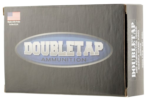 DoubleTap Ammunition 280R160GK DT Longrange 280 Remington 160 GR Sierra GameKing 20 Bx/ 25 Cs