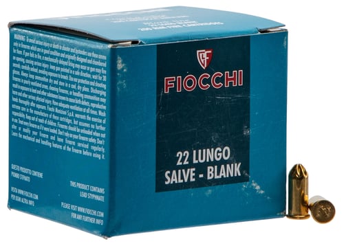 Fiocchi 22LRBL Pistol Blank 22 LR 200 Per Box/ 30 Case