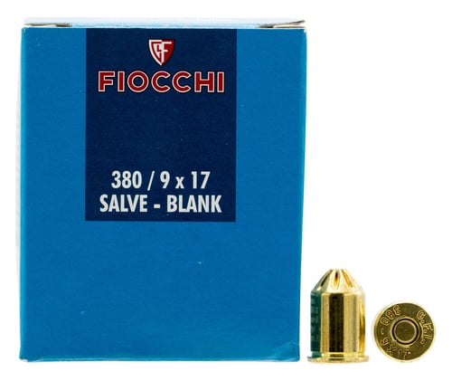 Fiocchi 380BLANK Pistol Blank 380 Rimmed Short 50 Per Box/ 30 Case