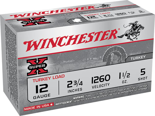 WINCHESTER SUPER-X TRKY 12GA 5 2.75