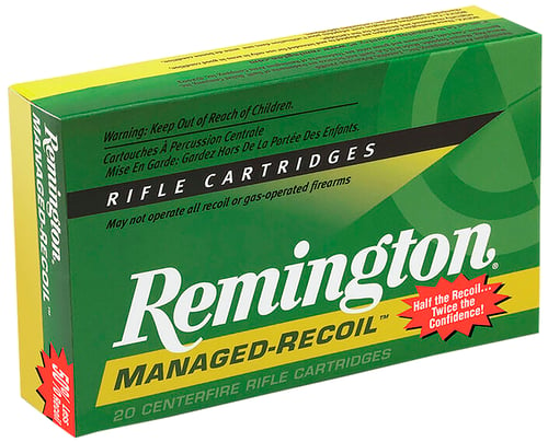 Remington Ammunition 27644 Managed-Recoil  30-30 Win 125 gr Soft Point Core Lokt 20 Per Box/ 10 Case