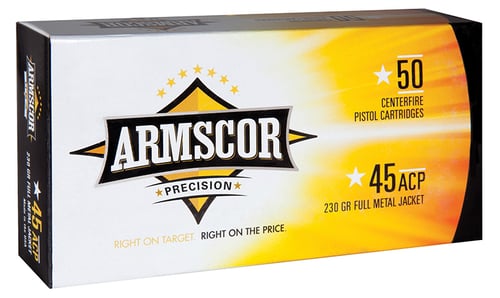 Armscor FAC4512N USA  45 ACP 230 gr Full Metal Jacket 50 Per Box/ 20 Case