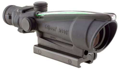 Trijicon 100416 ACOG  Matte Black 3.5x35mm Illuminated Green Crosshair 300 Blk BDC Reticle