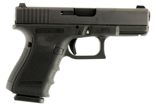 Glock PG1950703 G19 Gen 4 Double 9mm Luger 4.01