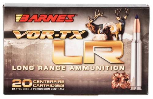 Barnes Bullets 28986 VOR-TX Long Range 6.5 Creedmoor 127 gr LRX Boat Tail 20 Per Box/ 10 Case
