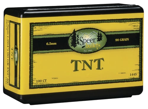 Speer 1445 TNT  6.5 Creedmoor .264 90 gr Jacket Hollow Point 100 Per Box/ 5 Case