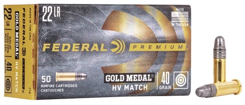 Federal Gold Medal Target Rimfire Ammo