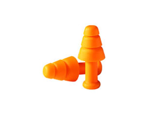 Howard Leight R01520 Corded Ear Plugs Smart Fit Foam 25 dB Behind The Neck Orange Ear Buds with Blue Cord Adult 2 Pair