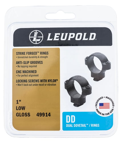 Leupold 49958 Dual Dovetail Rings 2 Piece 30mm High Matte Black