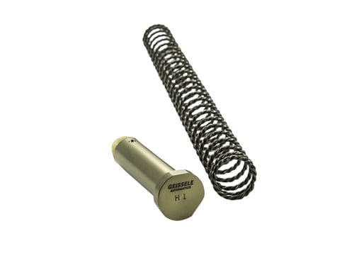 42 BRAIDED WIRE BUFFER SPRING/BUF CMB H1Braided Wire Buffer Spring/Buffer Combo Super 42 - H1 - Super 42 spring and Geissele buffer are designed to work together as a set - The spring will not fit over a standard bufferr a standard buffer