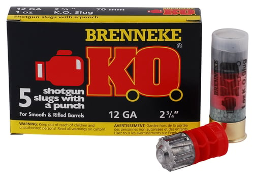Brenneke SL122KO K.O.  12 Gauge 2.75