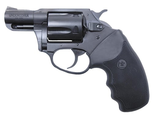 Charter Arms Undercover Revolver  <br>  .38 Spl. Black Full Grip Single 2 in. 5 rd.