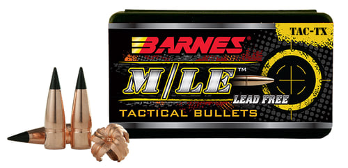Barnes Bullets 30320 TAC-TX M/LE 300 Blackout .308 120 gr TAC TX Flat Base 50 Per Box