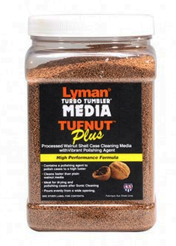 LYMAN TURBO POLISHING MEDIA TREATED WALNUT SHELLS 3-LBS.