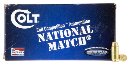 Colt Ammo 40SW180FMJCT Defense Target  40 Smith & Wesson (S&W) 180 GR Full Metal Jacket 50 Bx/ 20 Cs