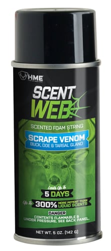 HME SWSCRPVEN Scent Web Scrape Venom Buck, Doe & Tarsal Gland Cover Scent 5 oz. Aerosol