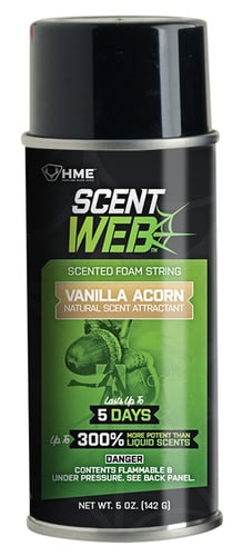 HME HMESEVANACRN Scent Web Vanilla Acorn Aerosol Spray Scent Effective For All Game Animals 5 oz