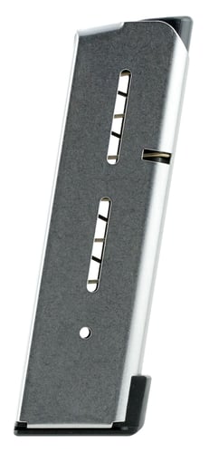 Wilson Combat 47DOX 1911  Stainless Detachable with Lo-Profile Steel Floor Plate 8rd for 45 ACP 1911 Officer