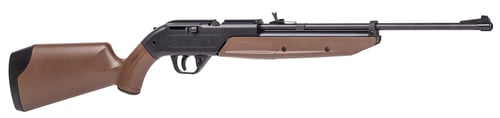 Crosman 760B 760 Pumpmaster Pump Air Rifle 177 18+1 Black Smooth Bore Steel Barrel, Black Receiver, Brown Synthetic Stock, Crossbolt Safety