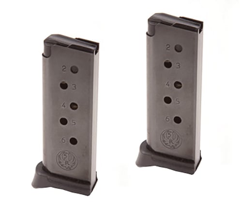 RUG MAG LCP 380ACP 6RD FINGER EXTENDING 2 PACK