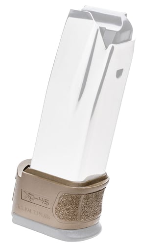 Springfield Armory XDG5007FDE Mag Sleeve  made of Polymer with Flat Dark Earth Finish & 1 Piece Design for 45 ACP Springfield XD Mod.2 Magazines