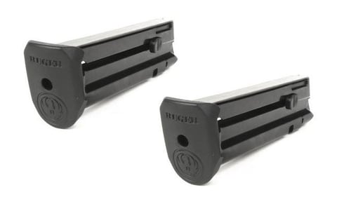 SR22 22LR BL 10RD MAGAZINE 2PACKSR22 Value 2-Pack Magazines 22 LR - 10/RD - Blued - This blued steel, 10-round,.22 LR Genuine Ruger Factory Magazine is compatible with the SR22 pistol. This magazine comes with an extended floorplate installed and also includes a flush-fiagazine comes with an extended floorplate installed and also includes a flush-fit floorplate.t floorplate.