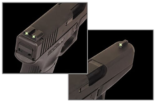 TRUGLO SIGHT SET FOR GLOCK .45 10MM TRITIUM FIXED