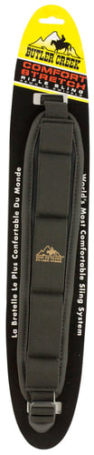 CMFRT STRTCH BLK RFL SLING W/SWIVELSComfort Stretch Alaska Magnum Sling - Black Uncle Mike's QD Swivels sewn-in - Designed to be shock absorber for your shoulder - Waterproof closed-cell neoprene w/ Comfort Stretch backing - Reduces felt weight by 50%w/ Comfort Stretch backing - Reduces felt weight by 50%