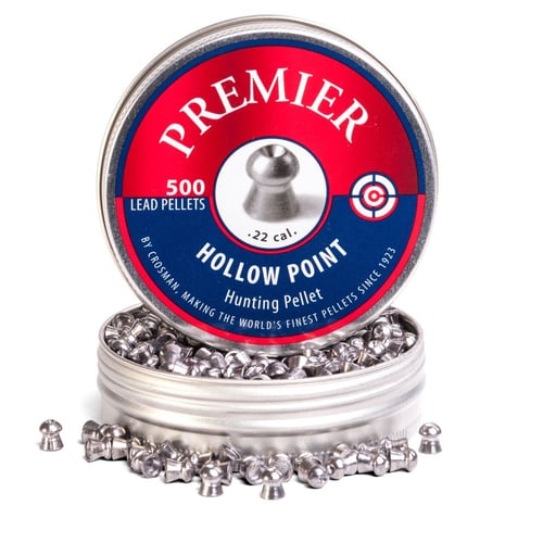 Crosman LHP22 Premier Ultra Magnum 22 Lead Hollow Point 500 Per Tin