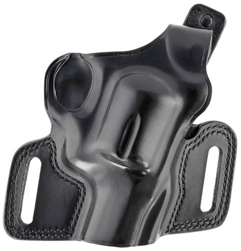 Galco SIL212B Silhouette  OWB Black Leather, Fits 1911/3-5