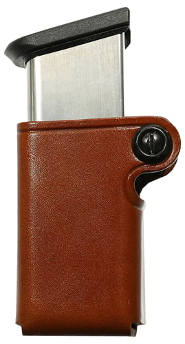 Galco SMC26 SMC Mag Case Single Tan Leather Belt Loop Compatible w/ Taurus PT945 Belts 1.75