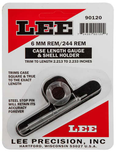 Lee Precision 90120 Case Length Gauge  6mm Rem / 244 Rem