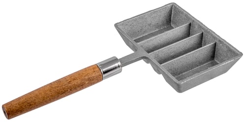 LEE INGOT MOLD W/WOOD HANDLE 4-CAVITY