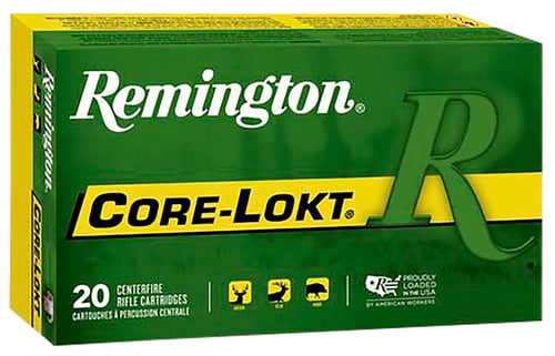 Remington Ammunition 27657 Core-Lokt  6.5 Creedmoor 140 gr Pointed Soft Point Core Lokt 20 Per Box/ 10 Case