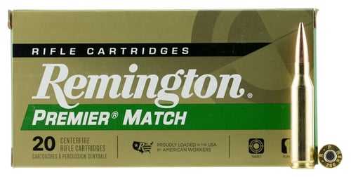 Remington Ammunition 27665 Premier Match 260 Rem 140 gr Open Tip Match Boat-Tail 20 Bx/ 10 Cs