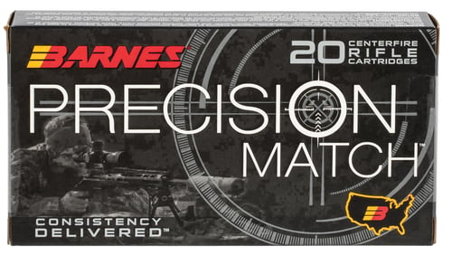 Barnes Bullets 30742 Precision Match  260 Rem 140 gr Open Tip Match Boat Tail 20 Per Box/ 10 Case