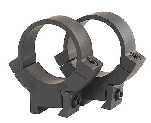 Warne Maxima Horizontal PA Rimfire Scope Rings  <br>  3/8 Dovetail Matte Black 1 in. High